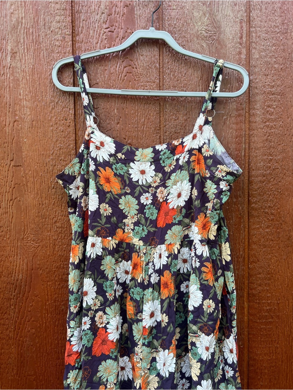 Natural Life Patti Floral Wide-Leg Jumpsuit Boho Size XL - Picture 7 of 8